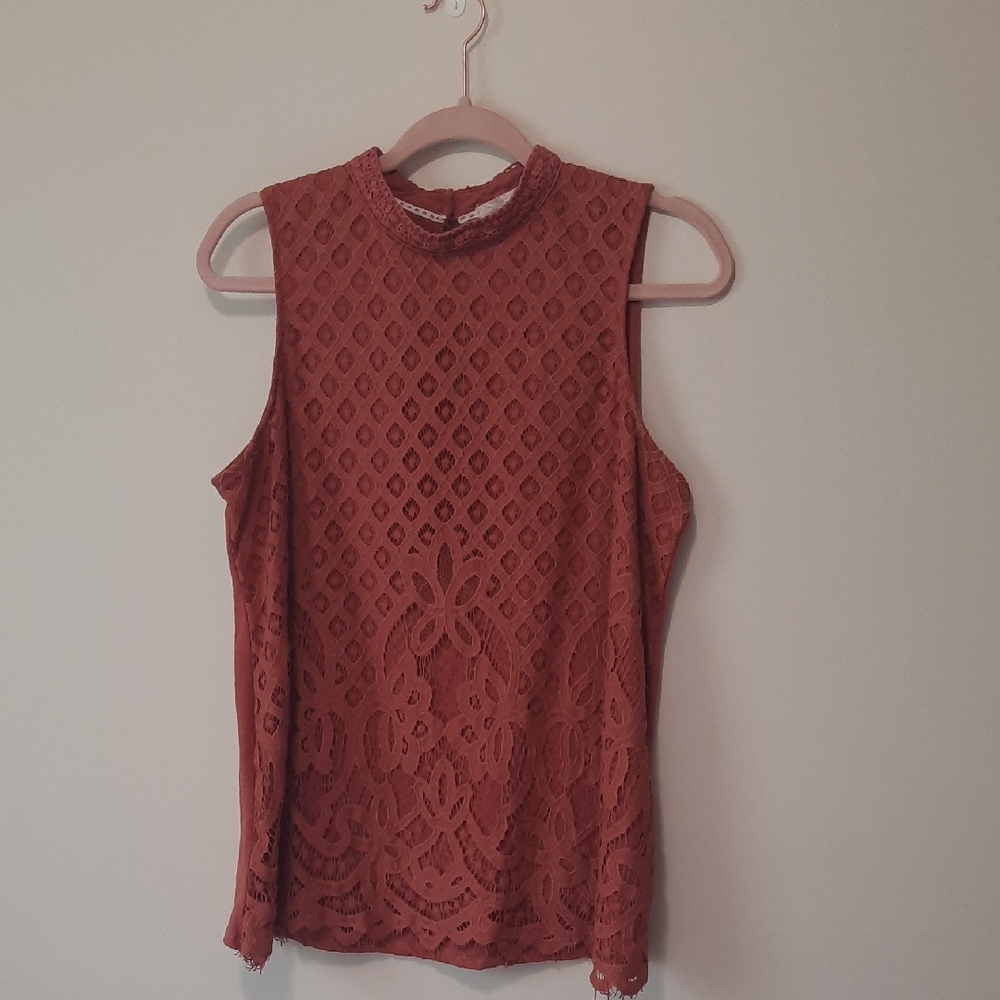 Rewind Orange Tank Top